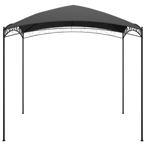 Antracitszürke pavilon 3 x 3 x 2,65 m 180 g/m²