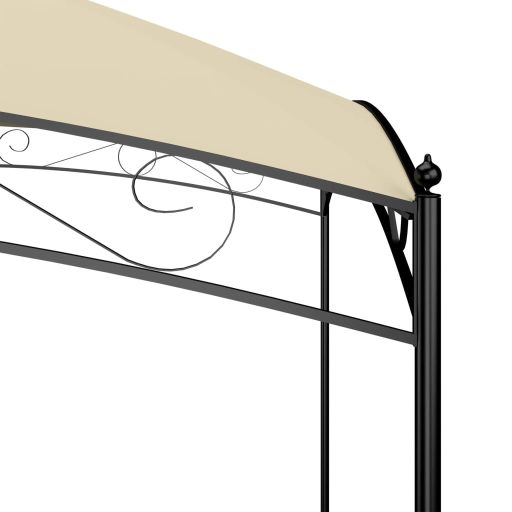 Krémszínű pavilon 3 x 4 x 2,65 m 180 g/m²