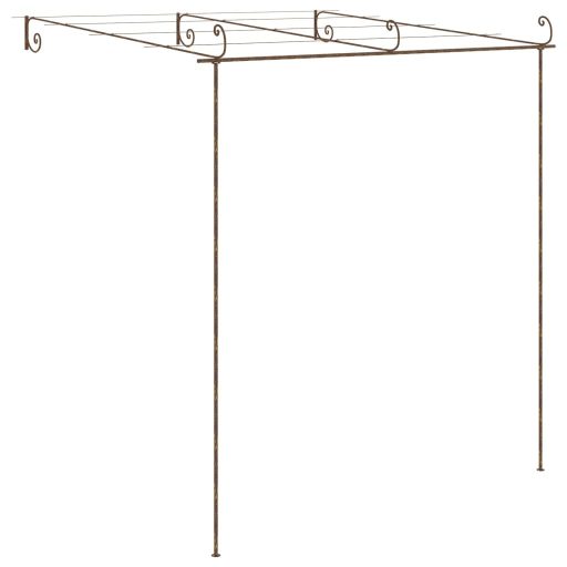 Antik barna vas kerti pergola 3 x 3 x 2,5 m