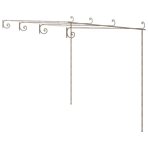 Antik barna vas kerti pergola 4 x 3 x 2,5 m