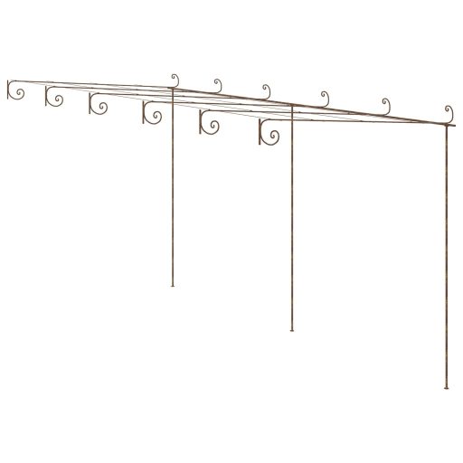 Antik barna vas kerti pergola 6 x 3 x 2,5 m
