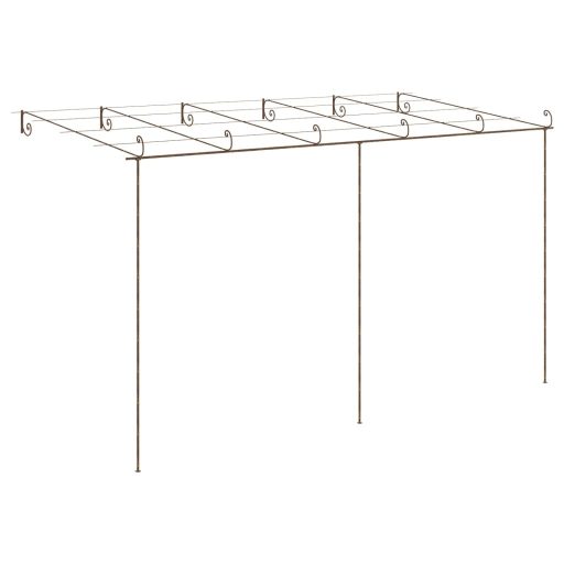 Antik barna vas kerti pergola 6 x 3 x 2,5 m