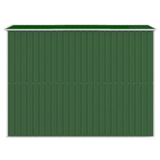 Zöld horganyzott acél kerti fészer 192x274x223 cm