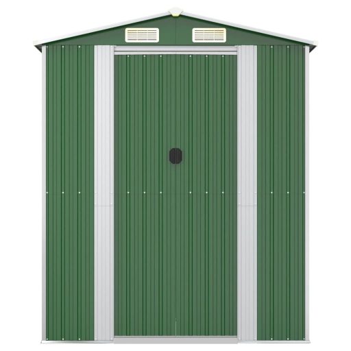 Zöld horganyzott acél kerti fészer 192x689x223 cm