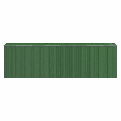 Zöld horganyzott acél kerti fészer 192x689x223 cm