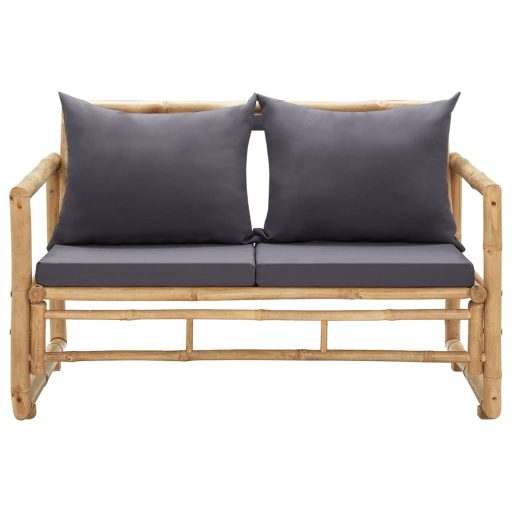 Bambusz kerti pad párnákkal 115 cm