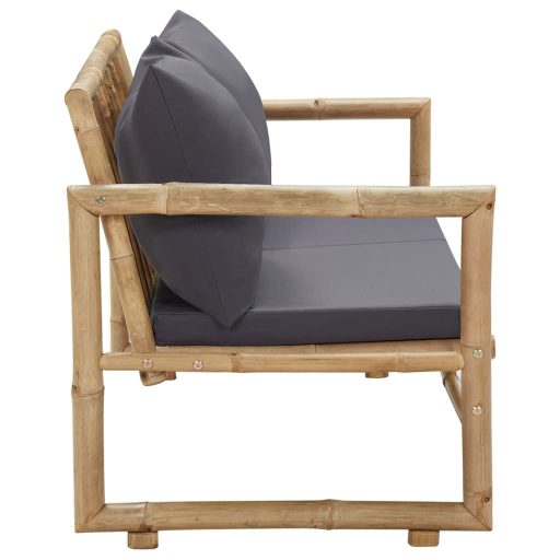 Bambusz kerti pad párnákkal 115 cm