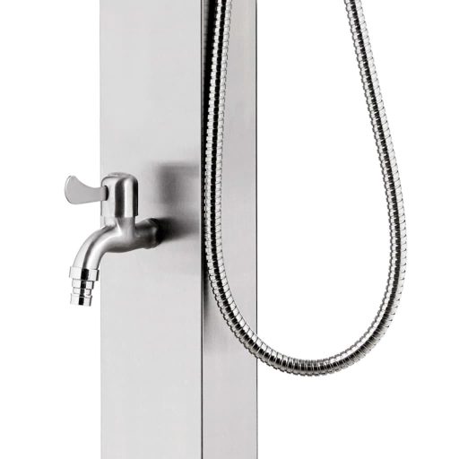 Rozsdamentes acél kerti zuhany 220 cm