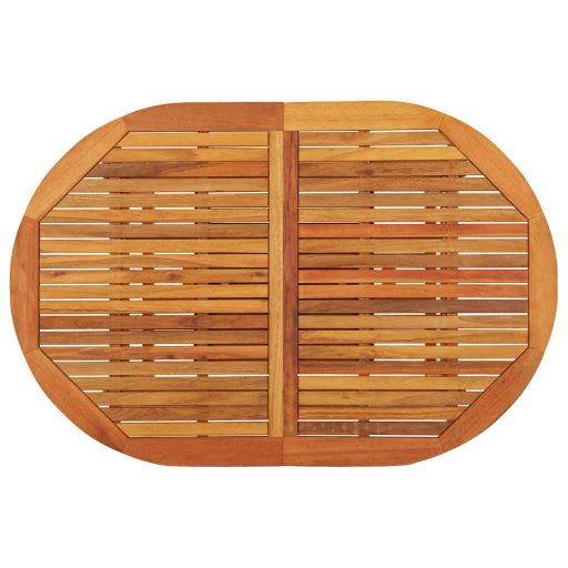 Tömör eukaliptuszfa kerti asztal 200 x 100 x 75 cm