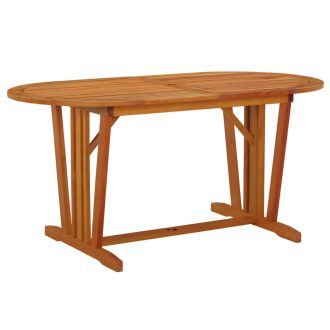 Tömör eukaliptuszfa kerti asztal 160 x 85 x 75 cm