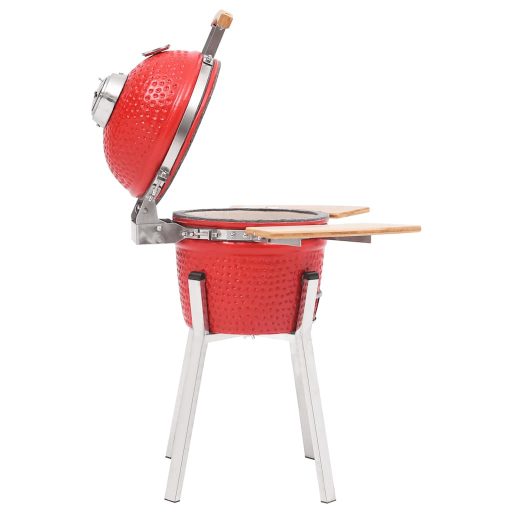 Kamado kerámia füstölővel kombinált grillező 76 cm