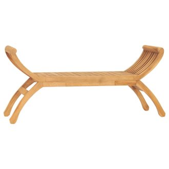 Tömör tíkfa kerti pad 126 cm