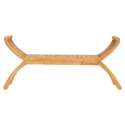 Tömör tíkfa kerti pad 126 cm