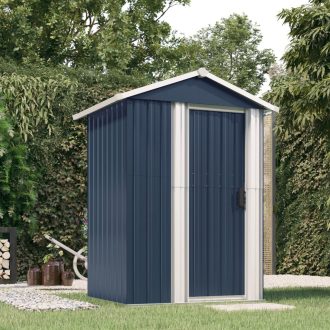   Antracitszürke horganyzott acél kerti fészer 126x97,5x177 cm