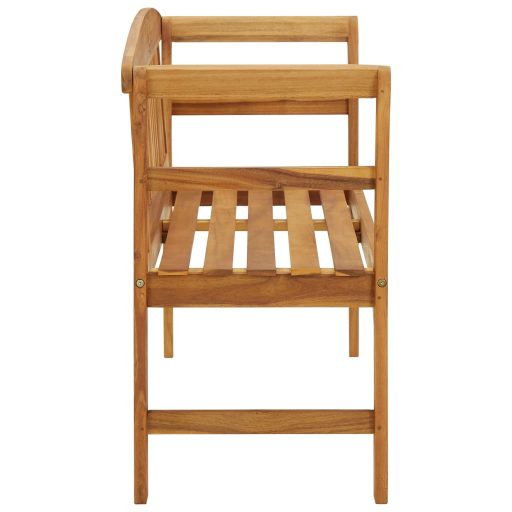 Tömör tíkfa kerti pad 114 cm