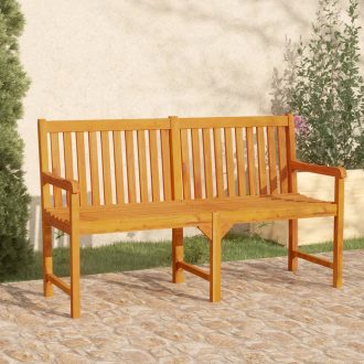 Tömör akácfa kerti pad 150 cm