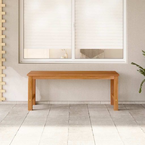 Tömör tíkfa kerti pad 114 cm