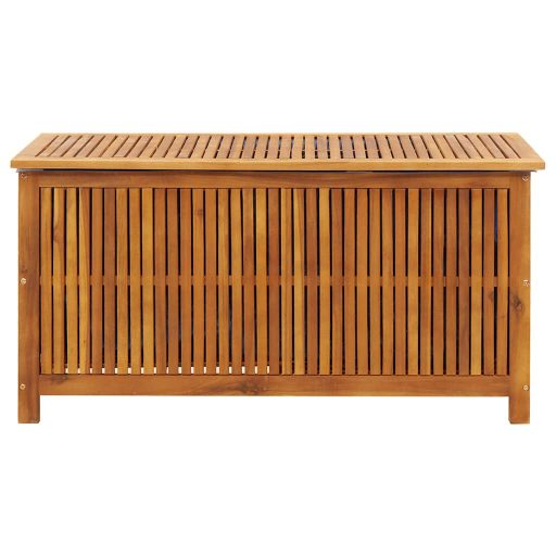 Tömör akácfa kerti tárolóláda 113 x 50 x 58 cm