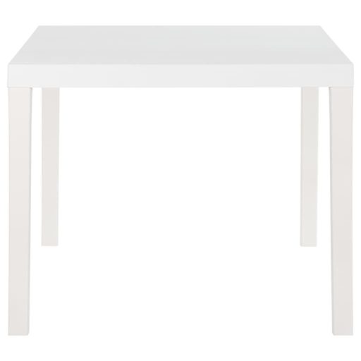 Fehér polipropilén kerti asztal 150 x 90 x 72 cm