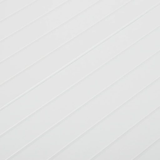Fehér polipropilén kerti asztal 150 x 90 x 72 cm