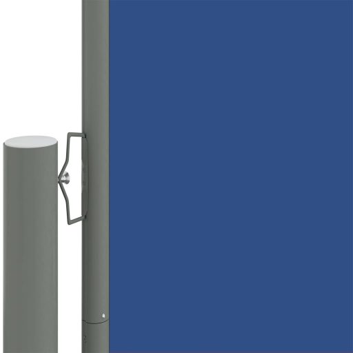 Kék behúzható oldalsó napellenző 220 x 1000 cm