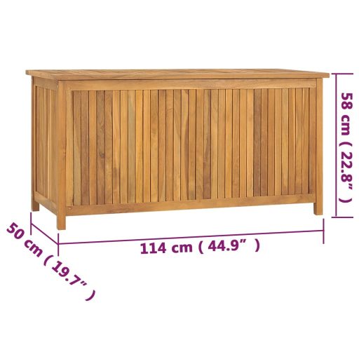 Tömör tíkfa kerti láda 114 x 50 x 58 cm
