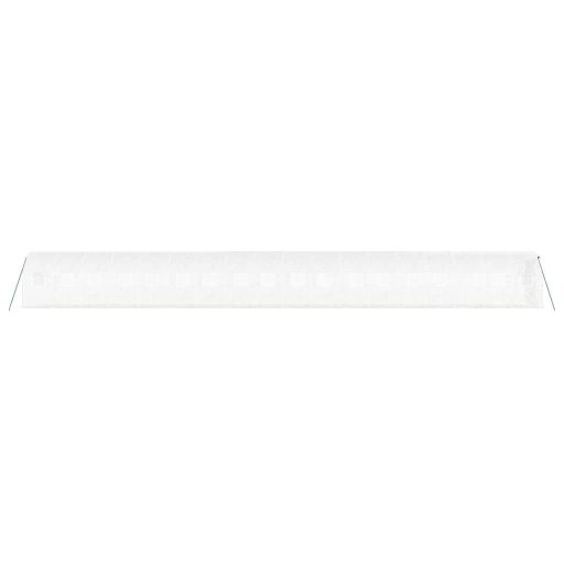 Fehér acélvázas melegház 36 m² 18 x 2 x 2 m
