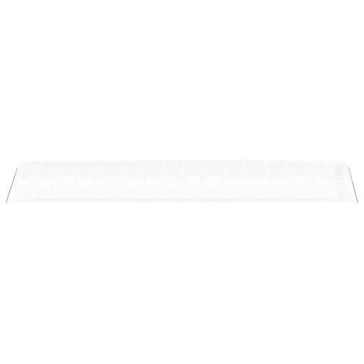 Fehér acélvázas melegház 48 m² 16 x 3 x 2 m