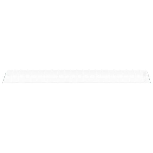 Fehér acélvázas melegház 66 m² 22x3x2 m
