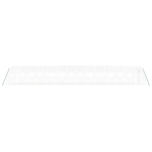 Fehér acélvázas melegház 56 m² 14 x 4 x 2 m