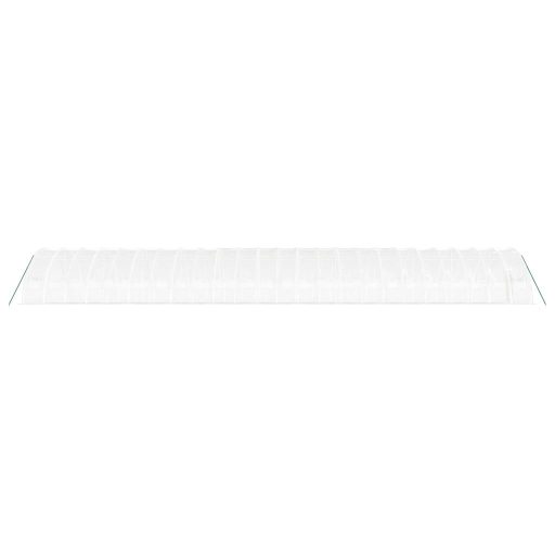 Fehér acélvázas melegház 144 m² 24x6x2,85 m