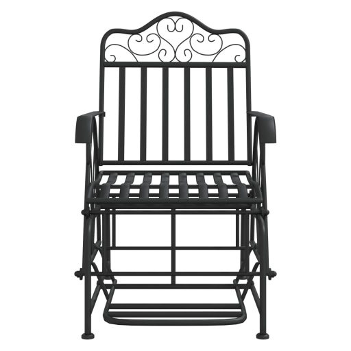 Fekete acél hintapad 61 cm