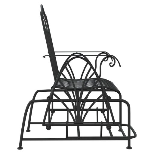 Fekete acél hintapad 61 cm