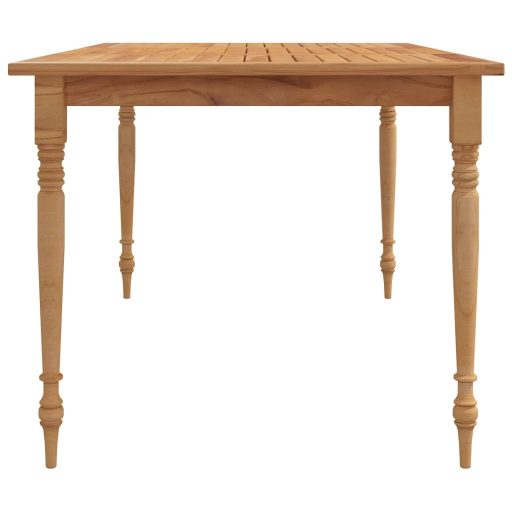 Tömör tíkfa Batavia asztal 150 x 90 x 75 cm