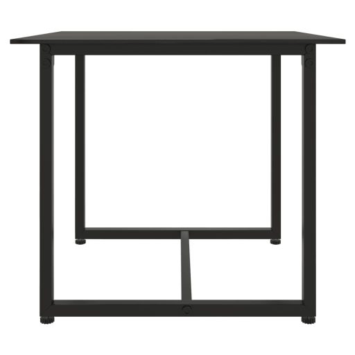 3 részes fekete polyrattan kerti ülőgarnitúra párnákkal