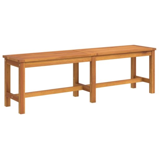 Tömör akácfa kerti pad 150 x 35 x 45 cm