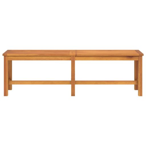 Tömör akácfa kerti pad 150 x 35 x 45 cm