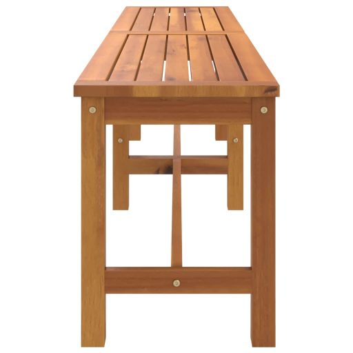 Tömör akácfa kerti pad 180 x 35 x 45 cm