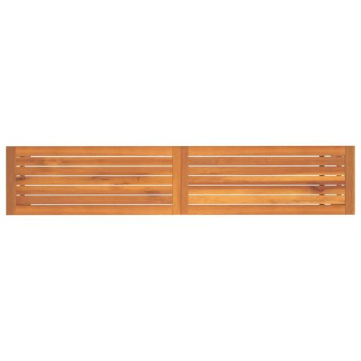 Tömör akácfa kerti pad 180 x 35 x 45 cm