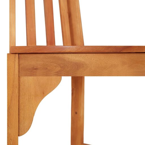 Tömör eukaliptuszfa félkör fa pad Ø160 cm