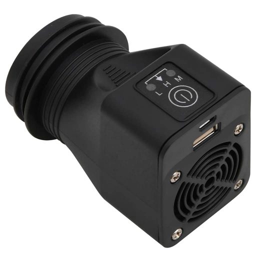 Ezüst acél fatüzelésű tűzhely USB-s légfúvóval 35,5x26x28 cm