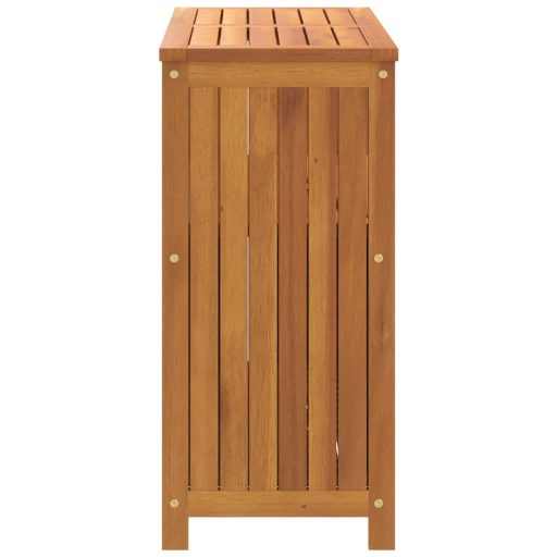 Tömör akácfa kerti tálalóasztal 80 x 35 x 75 cm