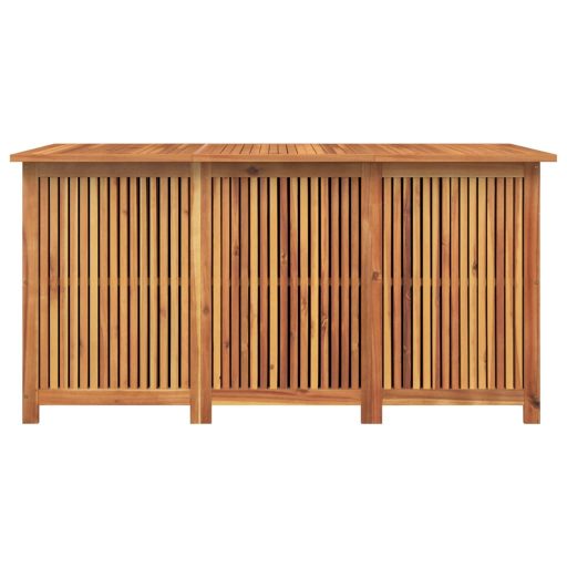 Tömör akácfa kerti tárolóláda 150x80x75 cm
