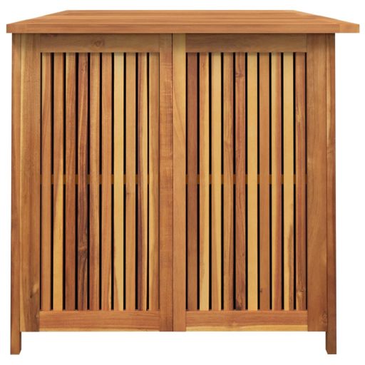 Tömör akácfa kerti tárolóláda 150x80x75 cm