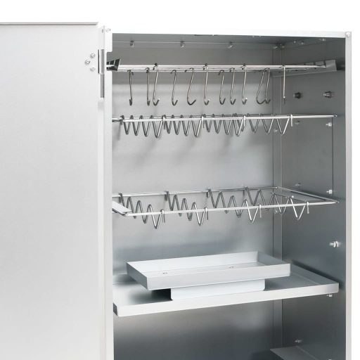 Horganyzott acél BBQ füstölőkemence hidegfüst-generátorral