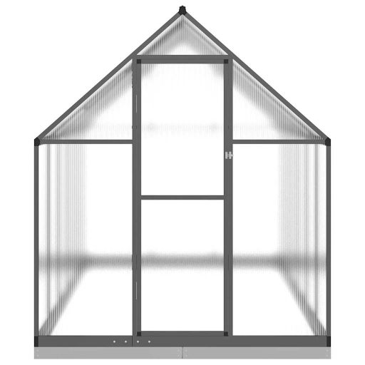 Antracitszürke alumínium melegház alapvázzal 334x169x202 cm