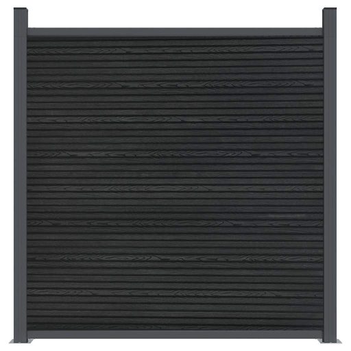 Szürke WPC kerítéspanel 353 x 186 cm