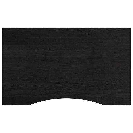 Sötétbarna tömör tölgyfa munkapad 100 x 60 x 81,5 cm