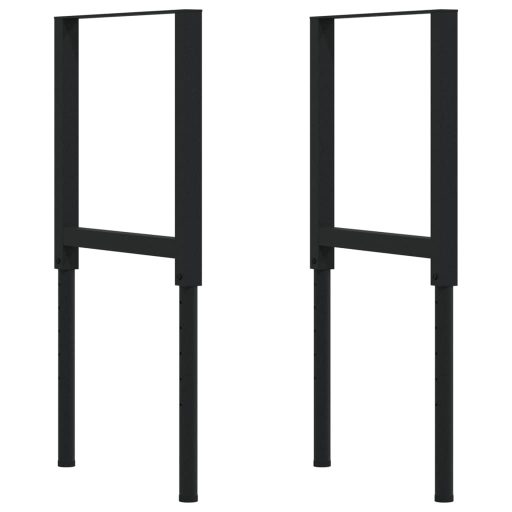 Tömör bükkfa négyszög alakú munkapad 100 x 60 x (71,5-98) cm