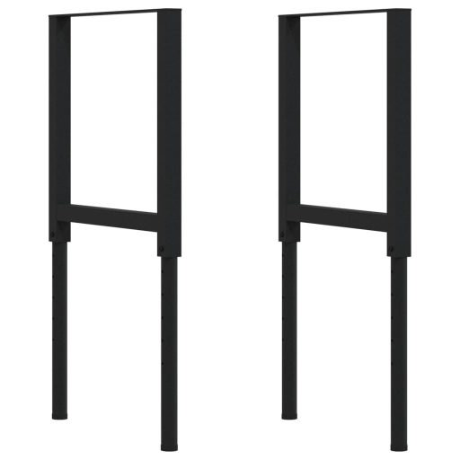 Tömör bükkfa négyszög alakú munkapad 100 x 60 x (73-99,5) cm